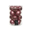 Palline in vetro da appendere Rosa Velvet dim 8 cm Box da 16