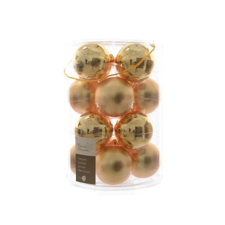 Palline in Vetro Dim. 8 cm 16 Pezzi