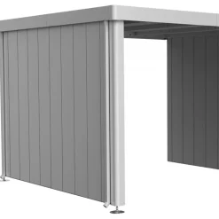 Parete Laterale per Tettoia Laterale per Casetta in Metallo NEO Biohort