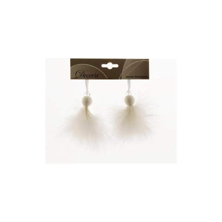 Pendaglio con Piume 15 cm. Pezzo Singolo