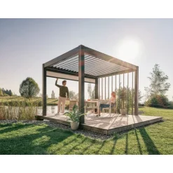Pergola in Metallo Biohort 3.5x3.5 m