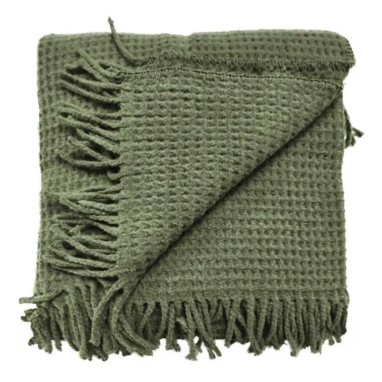 Plaid Selien 150x200 cm Colore Deep Green