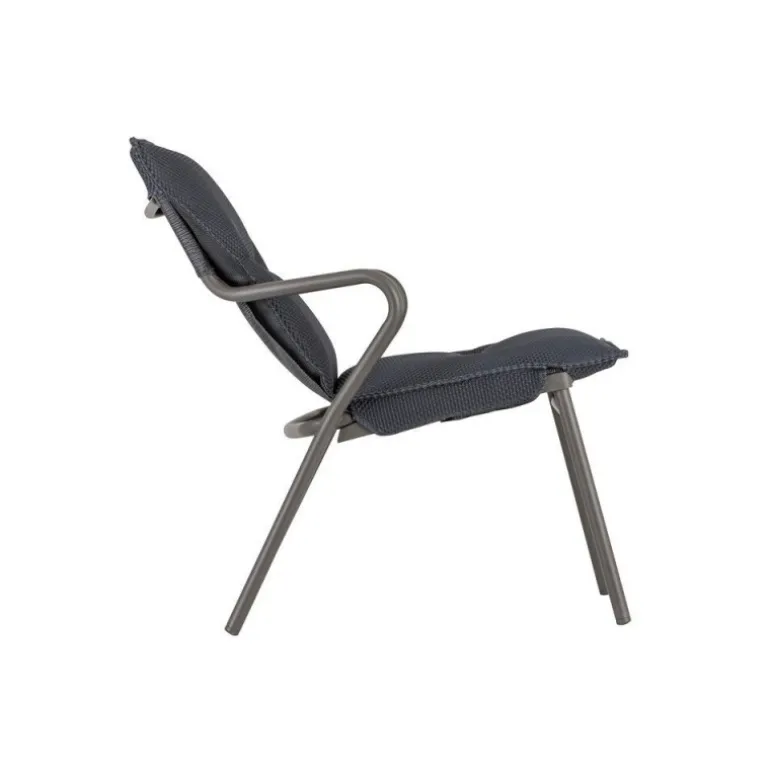 Poltrona Bassa imbottita VENCE LaFuma LFM5347 Dark Grey/Titane