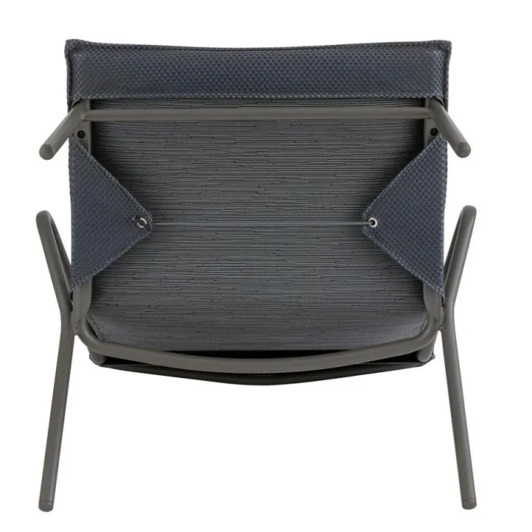 Poltrona Bassa imbottita VENCE LaFuma LFM5347 Dark Grey/Titane