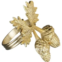 Portatovagliolo foglia oro