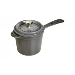 Sauce Pan Rotonda 14 cm Grigio Graphite in Ghisa