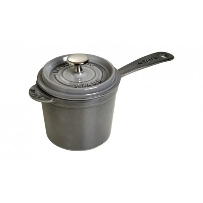 Sauce Pan Rotonda 14 cm Grigio Graphite in Ghisa