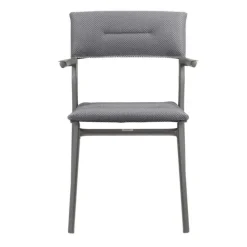 Sedia Impilabile con Braccioli ORON LaFuma LFM5273 Silver