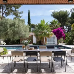 Sedia Impilabile con Braccioli ORON LaFuma LFM5273 Dark Grey