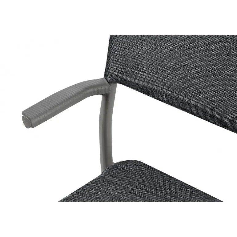 Sedia Impilabile con Braccioli ORON LaFuma LFM5067 Obsidian