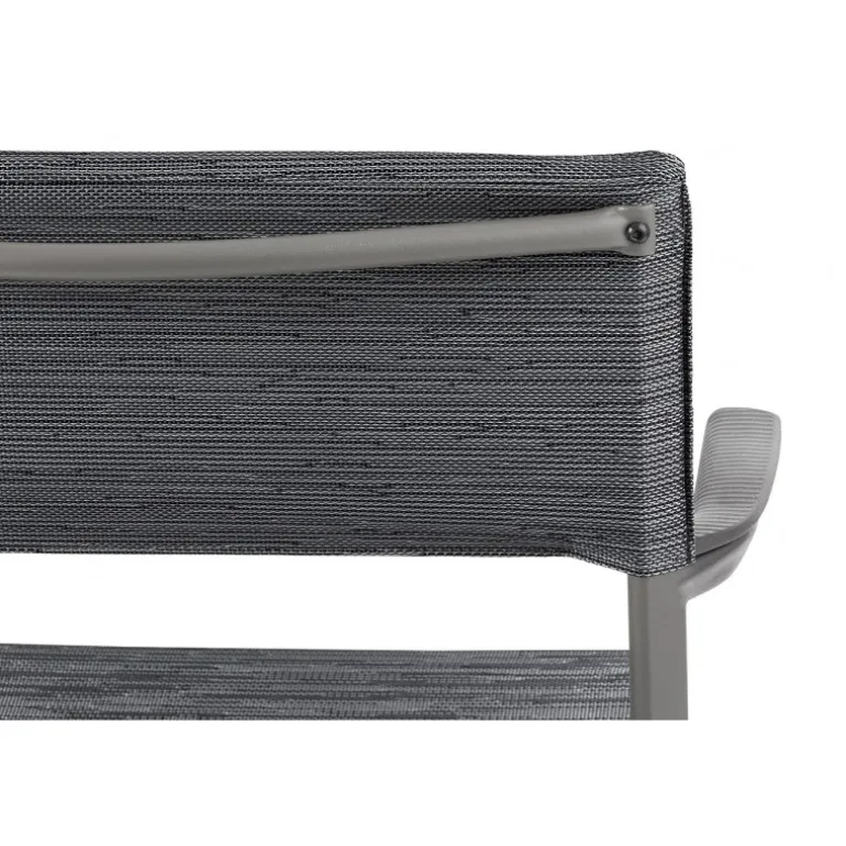 Sedia Impilabile con Braccioli ORON LaFuma LFM5067 Obsidian