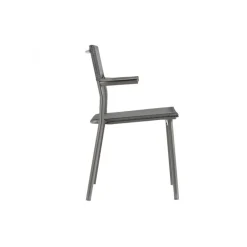 Sedia Impilabile con Braccioli ORON LaFuma LFM5067 Obsidian