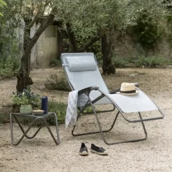 Sedia Poltrona Reclinabile Sdraio RSXA CLIP LaFuma LFM2055 Ciel