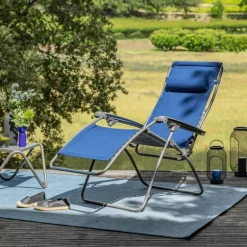 Sedia Poltrona Reclinabile Sdraio RSX CLIP LightComfort LaFuma LFM2054 Denim