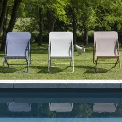 Sedia Sdraio MAXI TRANSAT LaFuma LFM5170 CB Seigle II/Sable