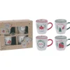 Set 4 Tazze di Natale