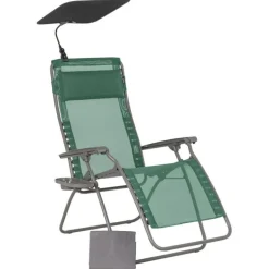 Set Poltrona Reclinabile Sdraio RELAX ZEN EDITION LaFuma LFM5367 Foret (green)/Titane