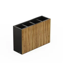 Sistema di Irrigazione Automatica per Fioriera in Metallo DECO DIVIDER 120x40x80 cm