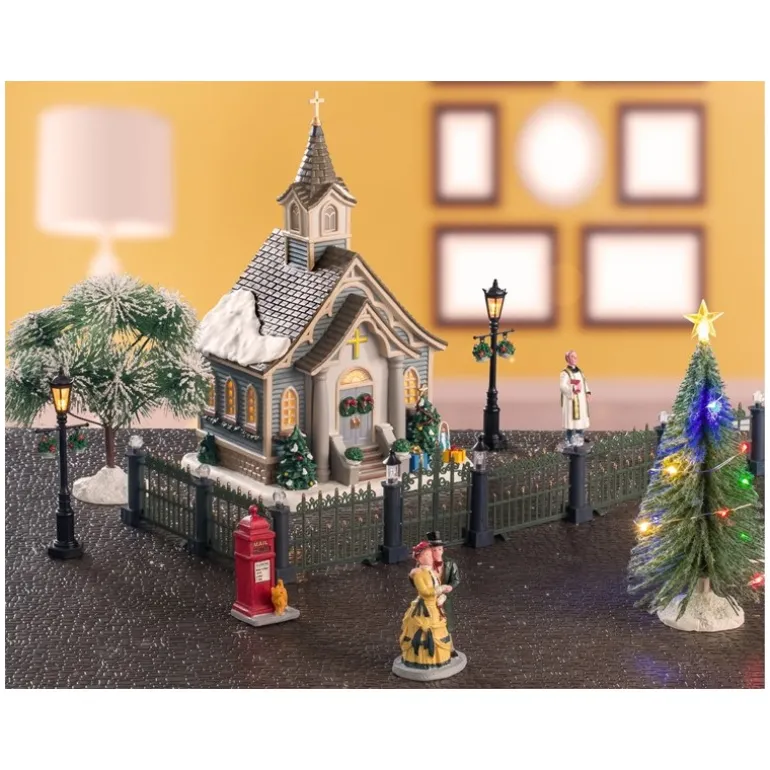 Small Town Church Set con Alimentatore 4.5V Cod. 56670