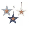 Stella da Appendere in Legno 14 cm. Pezzo Singolo