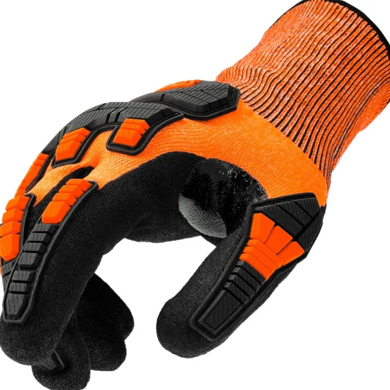 Stocker Guanti antitaglio per forbici 11/XL arancione, in nitrile