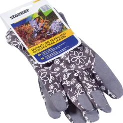 Stocker Guanti da giardino mis 8/S grigio
