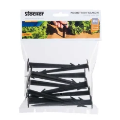 Stocker Picchetti di fissaggio in plastica 11,5 cm 10 pz/conf