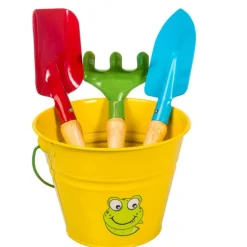 Stocker Set attrezzi e secchiello giallo KIDS GARDEN