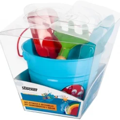 Stocker Set attrezzi e secchiello giallo KIDS GARDEN