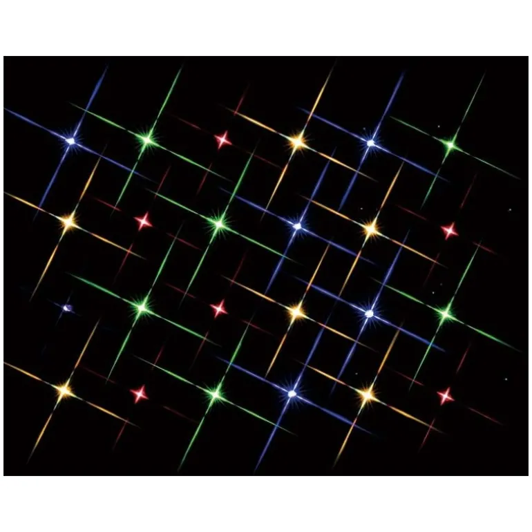 Super Bright 24 Multi Color Light String B/O 4.5V Cod. 84382