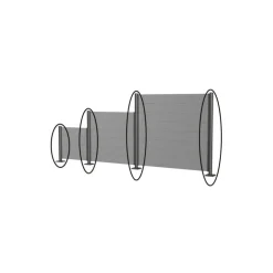 Supporti da Tassellare per Frangivista in Metallo Biohort