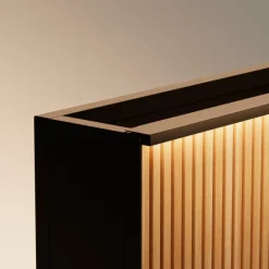 Supporto Magnetico Herstera per Luci colore Antracite per Fioriere DECO 150x7x3cm