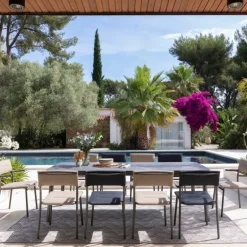 Tavolo da giardino allungabile ORON 170/205x100 cm LaFuma LFM5322 Fusain/Titane