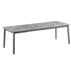 Tavolo da giardino allungabile ORON 170/205x100 cm LaFuma LFM5322 Ciment/Titane