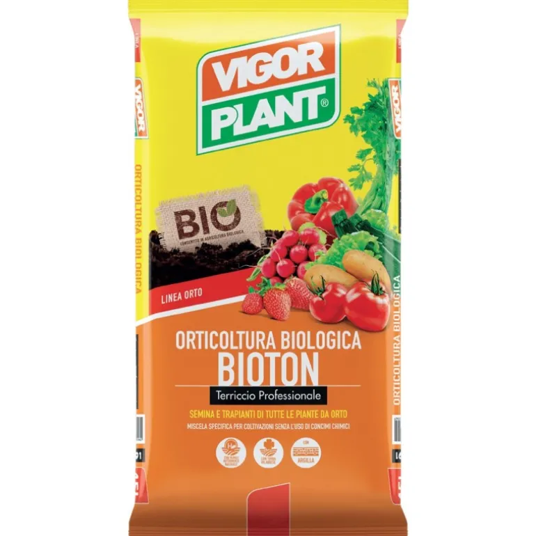 Terriccio Orticultura Biologica Bioton 45 litri Vigorplant