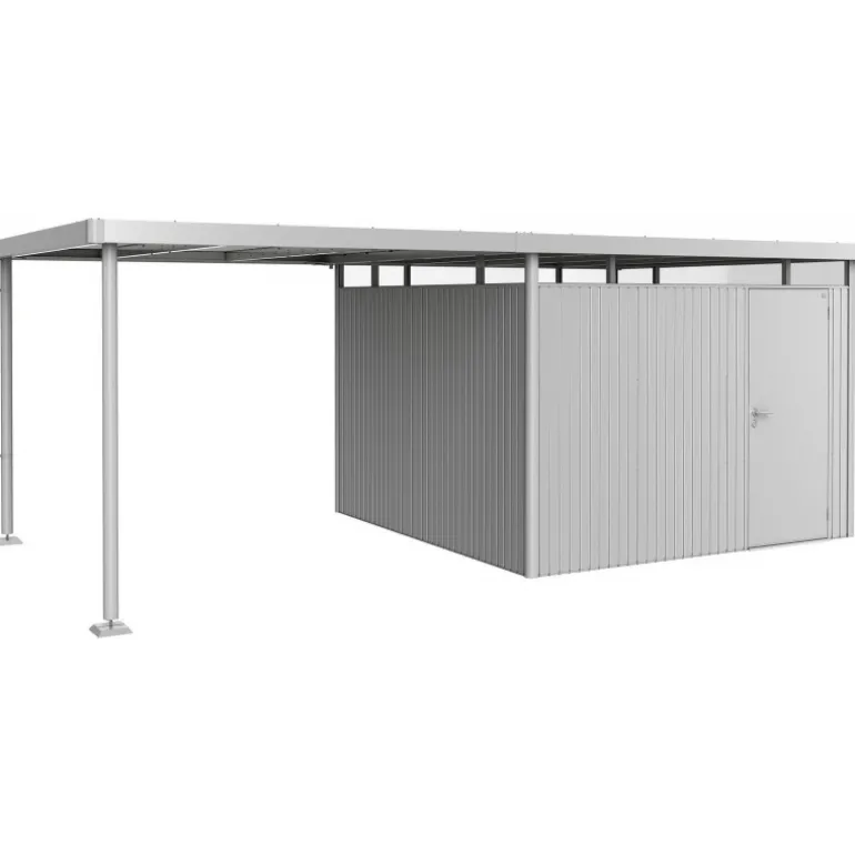 Tettoia Laterale L per Casetta in Metallo HIGHLINE Biohort