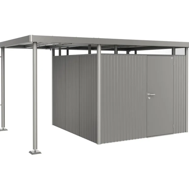 Tettoia Laterale S per Casetta in Metallo HIGHLINE Biohort
