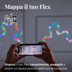 Twinkly FLEX Tubo Flessibile 2 m 192 Led RGB BT + WiFi