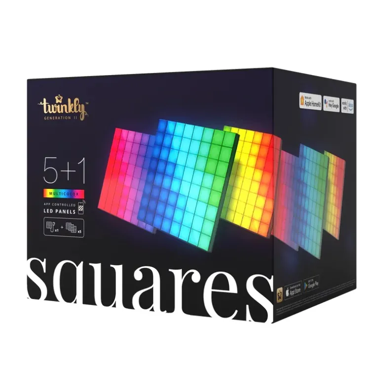 Twinkly SQUARES 64 Led RGB BT + WiFi 6 pz